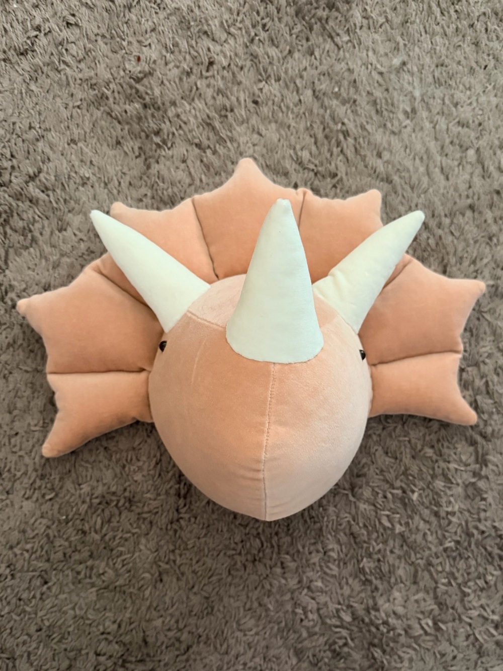 Dinosaur head decor wall mount